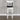 Carriage House Swivel Barstool w/Back - White/Dark Brown