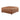 Harland Faux Leather Square Ottoman - Vintage Cider