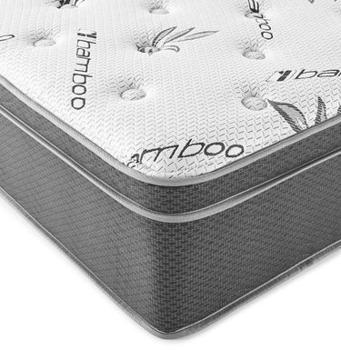 Sommet 13" Bamboo Top Memory Foam Hybrid Mattress - Firm
