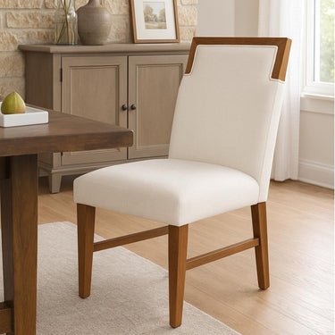 Donte Upholstered Dining Chair - Warm Oak