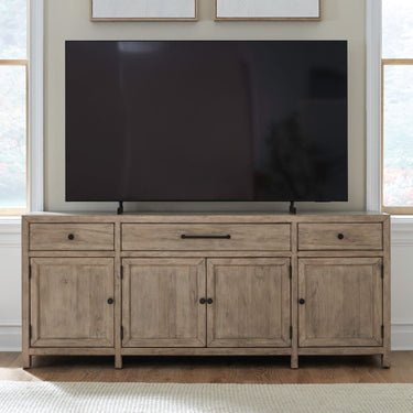 Proximity Place 82" TV Console - Barley Buff
