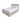 Dawson Rounded Edge Upholstered Bed - Light Gray