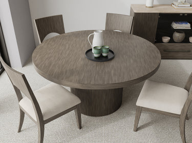 Sariel 60" Round Dining Table - Designer Espresso