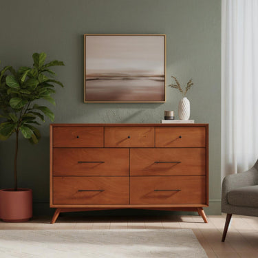 Flynn Seven Drawer Dresser - Chestnut