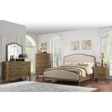 Interlude Collection Upholstered Bed - Sandstone