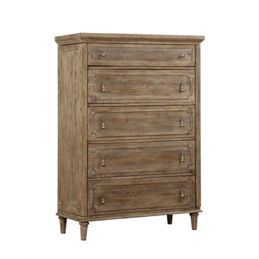 Interlude Collection Five Drawer Chest - Sandstone