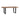 Fletcher 86" Live Edge Rectangular Dining Table - Brown