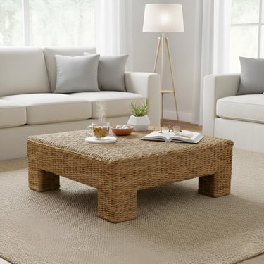 Makai Wicker Square Coffee Table - Natural