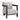 Playa Outdoor Club Chair - Dark Grey/Beige