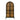 Remix Arched Top Glass Door Display Cabinet - Black/Brown