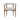 Round Curved Back Dining Chair - Natural/Boucle