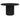 Colvin 52" Round Pedestal Dining Table - Black