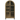 Orion Arched Glass Door Cabinet - Weathered Oak