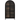 Santiago Arched Glass Door Cabinet - Espresso