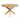 Griffin 48" Round X Base Dining Table - Natural