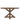 Newberry 54" Round Pedestal Dining Table - Medium Brown
