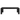Grady Chunky Leg Rectangular Extension Dining Table - Black