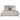 Carmella Upholstered Panel Bed - Pebble Oak Finish
