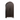 Arched Wood Door Storage Cabinet - Black