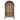 Sunny Designs Ella Arched Glass Door Cabinet - Oak